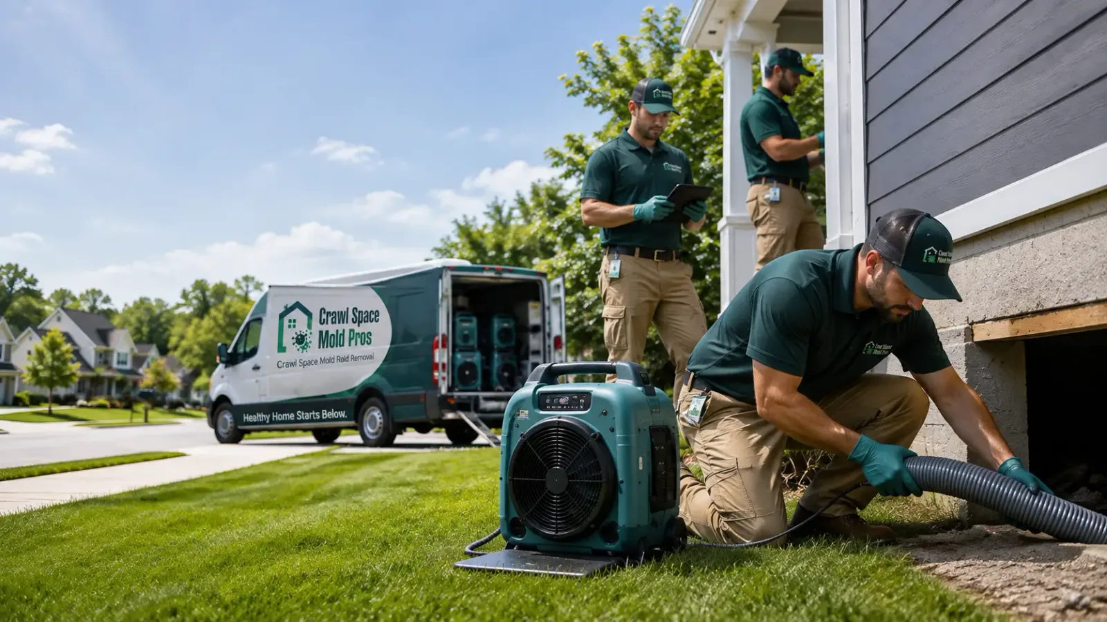 Crawl Space Mold Removal in Davidson, NC
